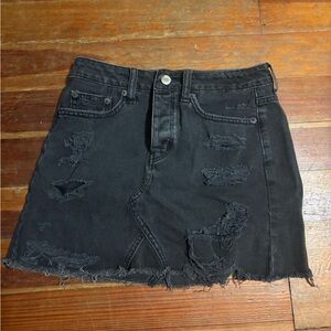 American Eagle Outfitters Black Denim skirt
